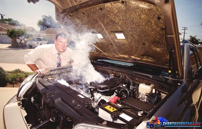 Как меняется поврежденный радиатор автомобиля?