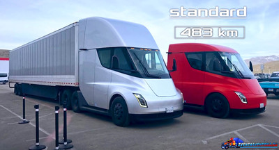 Tesla начала пробную сборку электрических грузовиков Semi