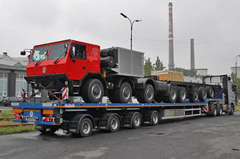 Самый большой и длинный грузовик Tatra с колесной формулой 16х8