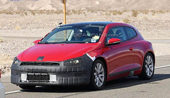 Volkswagen приступил к тестам обновленного Scirocco
