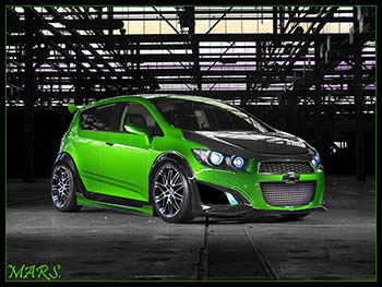 Опубликовано официальное изображение европейского «заряженного» Chevrolet Aveo RS