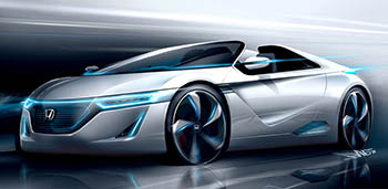 Honda вывела на тесты новый спорткар